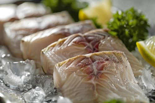 生鲜鱼片 水生物食品的摄影艺术与广告素材探索